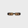 Rechteckige Sonnenbrille S343 aus Acetat Rechteckige Sonnenbrille S343 aus Acetat