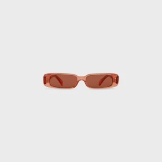 Rechteckige Sonnenbrille S343 aus Acetat