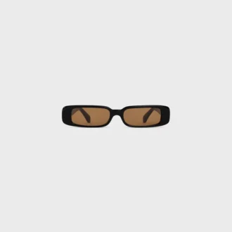 Rechteckige Sonnenbrille S343 aus Acetat