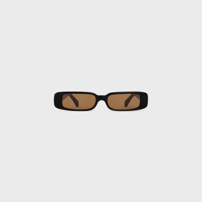 Rechteckige Sonnenbrille S343 aus Acetat Rechteckige Sonnenbrille S343 aus Acetat