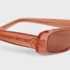 Rechteckige Sonnenbrille S343 aus Acetat