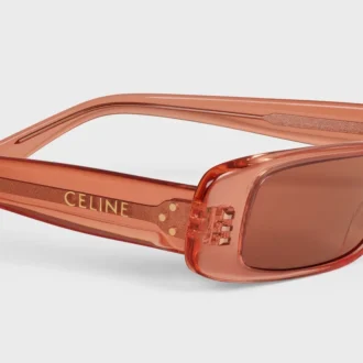 Rechteckige Sonnenbrille S343 aus Acetat