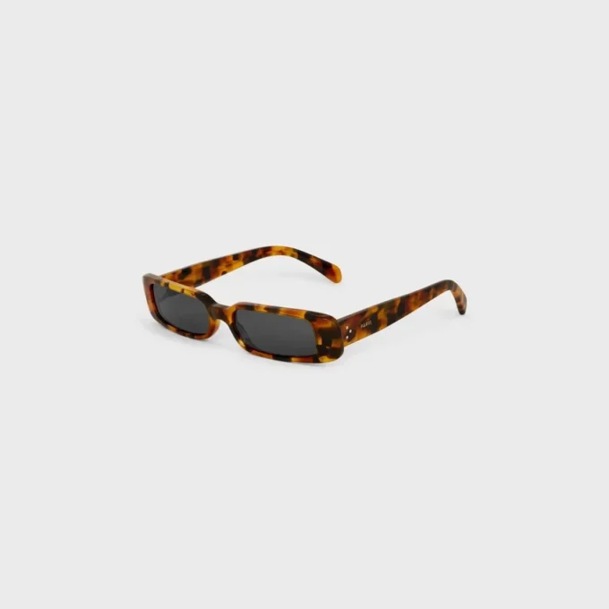 Rechteckige Sonnenbrille S343 aus Acetat Rechteckige Sonnenbrille S343 aus Acetat