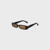 Rechteckige Sonnenbrille S343 aus Acetat Rechteckige Sonnenbrille S343 aus Acetat