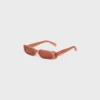 Rechteckige Sonnenbrille S343 aus Acetat