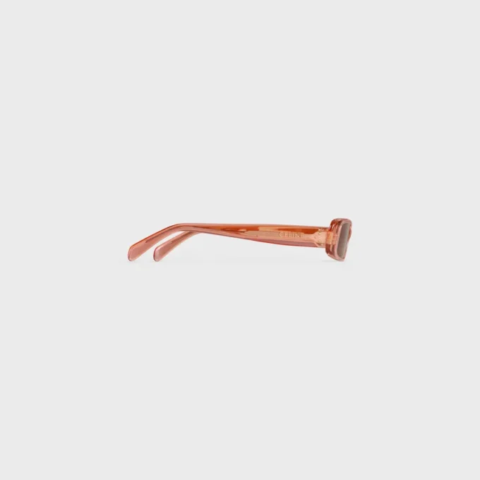 Rechteckige Sonnenbrille S343 aus Acetat
