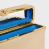 Rechteckige Tasche aus geschmeidigem Kalbsleder