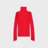 Rollkragenpullover aus geripptem Mohair und Seide Rollkragenpullover aus geripptem Mohair und Seide