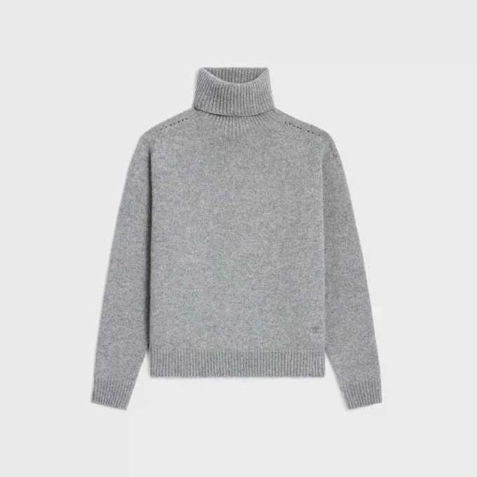 Rollkragenpullover aus nahtlosem Kaschmir Rollkragenpullover aus nahtlosem Kaschmir