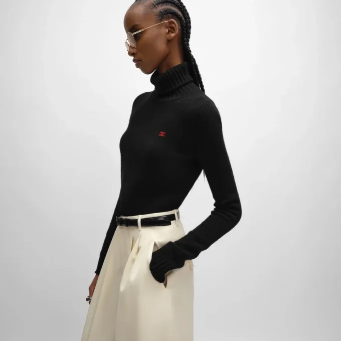Rollkragenpullover aus Wolle und Kaschmir Rollkragenpullover aus Wolle und Kaschmir