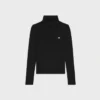 Rollkragenpullover aus Wolljersey Rollkragenpullover aus Wolljersey