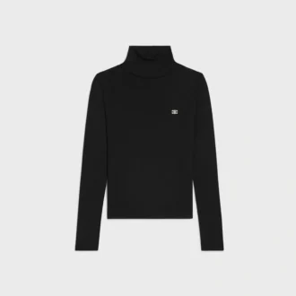 Rollkragenpullover aus Wolljersey Rollkragenpullover aus Wolljersey