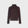 Rollkragenpullover aus Wolljersey