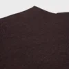 Rollkragenpullover aus Wolljersey
