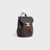 Rucksack CELINE Bonnie aus Triomphe Canvas und Kalbsleder Rucksack CELINE Bonnie aus Triomphe Canvas und Kalbsleder