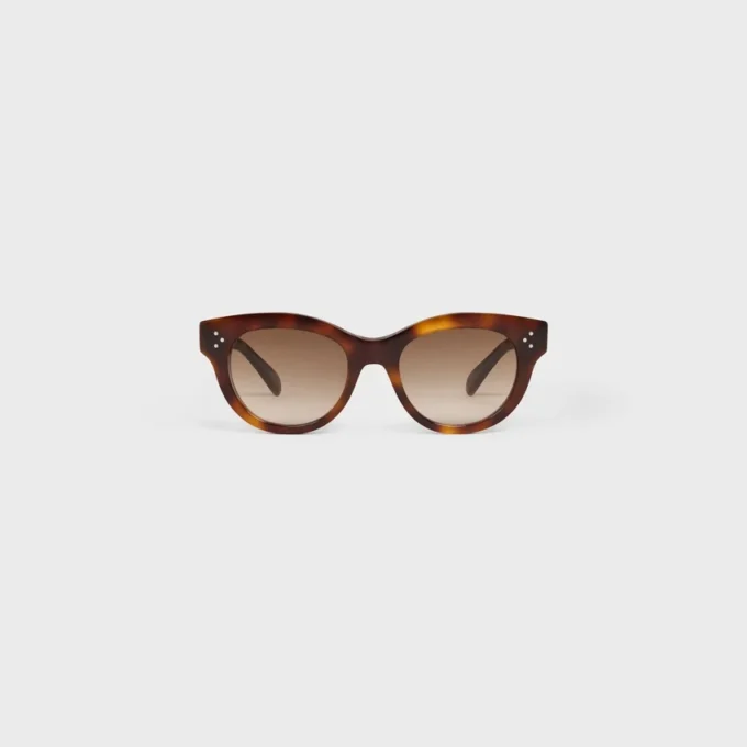 Runde Sonnenbrille S332 aus Acetat