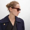 Runde Sonnenbrille S332 aus Acetat
