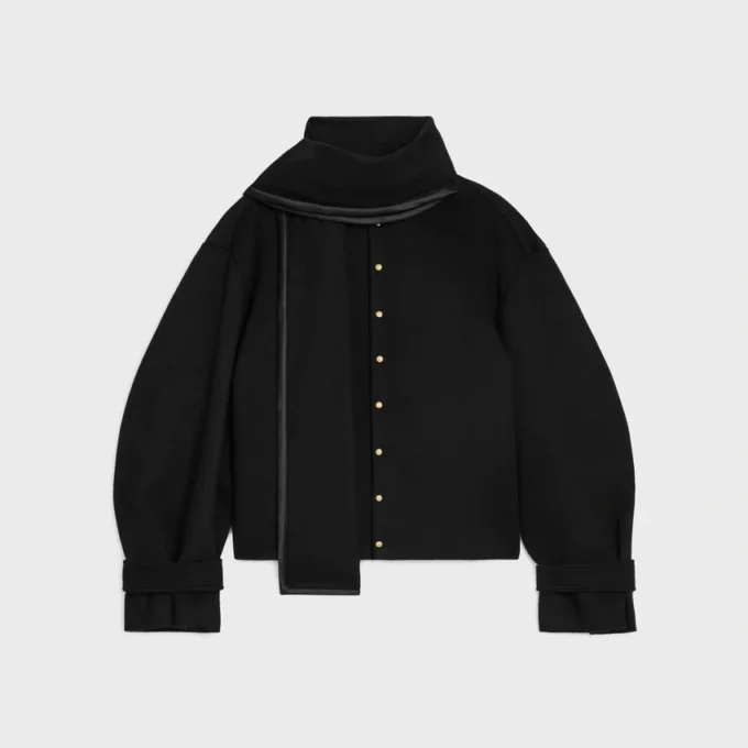 Schaljacke aus Wollstoff