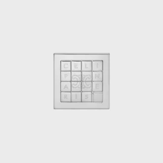 Schiebepuzzle aus Stahl