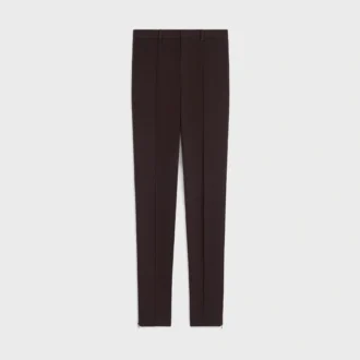 Schmale Hose aus Stretch-Wollgabardine Schmale Hose aus Stretch-Wollgabardine