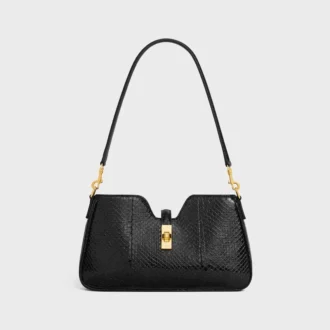 Schultertasche Camille 16 Soft aus Python-Glitter Schultertasche Camille 16 Soft aus Python-Glitter