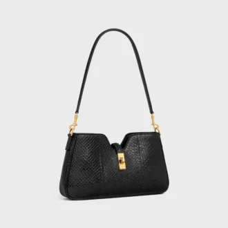 Schultertasche Camille 16 Soft aus Python-Glitter Schultertasche Camille 16 Soft aus Python-Glitter