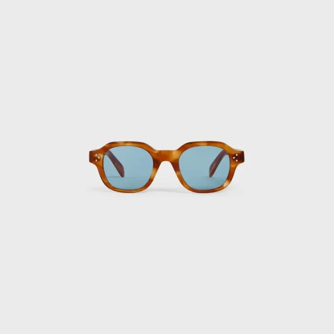 Schwarzer Rahmen 60 Sonnenbrille aus Acetat Schwarzer Rahmen 60 Sonnenbrille aus Acetat