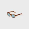 Schwarzer Rahmen 60 Sonnenbrille aus Acetat Schwarzer Rahmen 60 Sonnenbrille aus Acetat