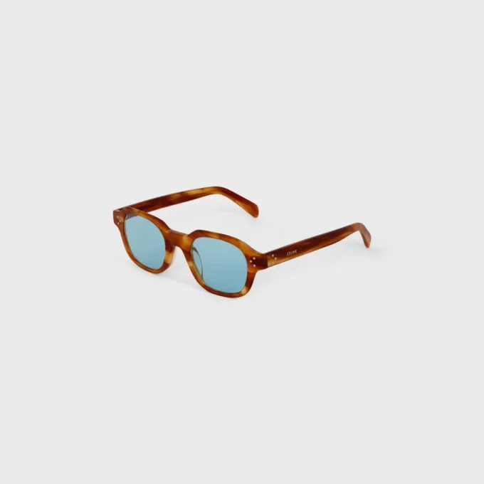 Schwarzer Rahmen 60 Sonnenbrille aus Acetat Schwarzer Rahmen 60 Sonnenbrille aus Acetat