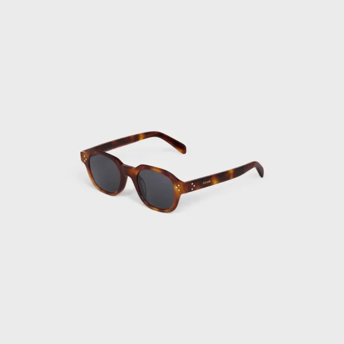 Schwarzer Rahmen 60 Sonnenbrille aus Acetat