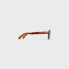 Schwarzer Rahmen 60 Sonnenbrille aus Acetat Schwarzer Rahmen 60 Sonnenbrille aus Acetat