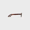Schwarzer Rahmen 60 Sonnenbrille aus Acetat