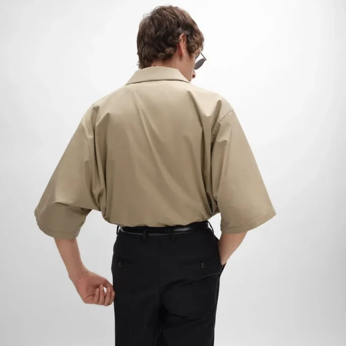 Scout-Hemd aus leichtem Baumwollgabardine