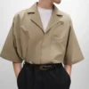 Scout-Hemd aus leichtem Baumwollgabardine