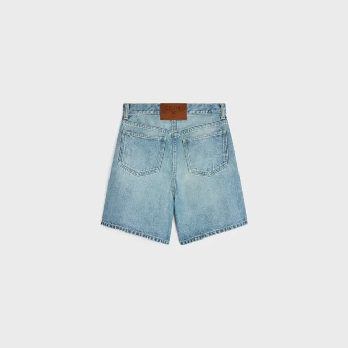 Shorts 001 aus Baumwoll-Denim