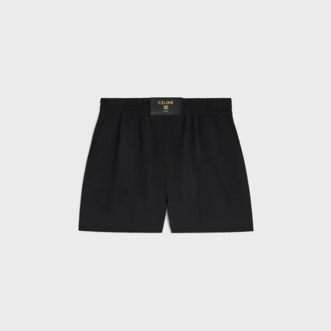 Shorts aus Wolltwill