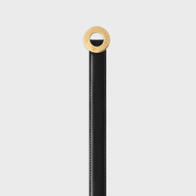 Signature-Gürtel 18 mm aus Taurillon-Leder