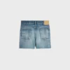 Skate-Shorts aus Electric Sky Wash Denim Skate-Shorts aus Electric Sky Wash Denim
