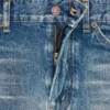 Skate-Shorts aus Electric Sky Wash Denim Skate-Shorts aus Electric Sky Wash Denim
