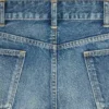Skate-Shorts aus Electric Sky Wash Denim Skate-Shorts aus Electric Sky Wash Denim