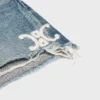 Skate-Shorts aus Electric Sky Wash Denim Skate-Shorts aus Electric Sky Wash Denim