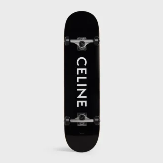 Skateboard mit CELINE-Logo-Aufdruck