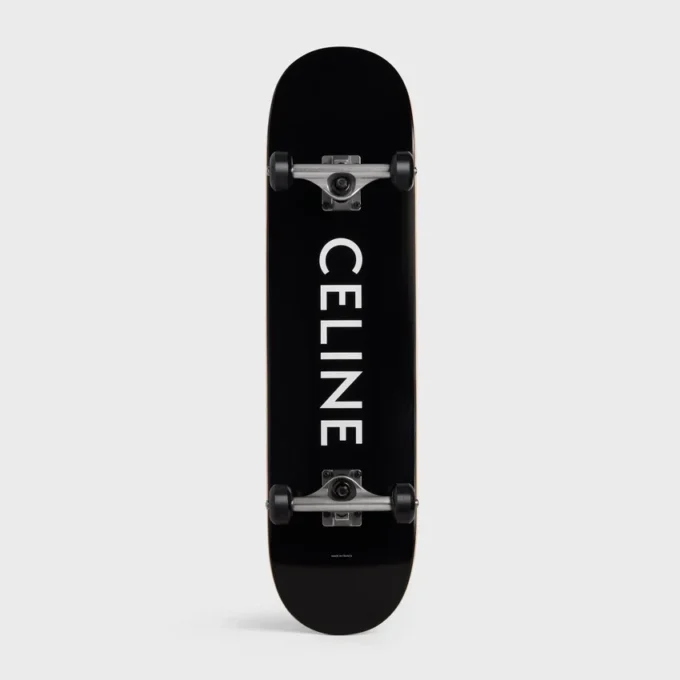 Skateboard mit CELINE-Logo-Aufdruck Skateboard mit CELINE-Logo-Aufdruck