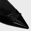 Slingback Alma aus lackiertem Kalbsleder Slingback Alma aus lackiertem Kalbsleder