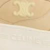 Sneaker mit Blockabsatz aus Wildleder und Kalbsleder