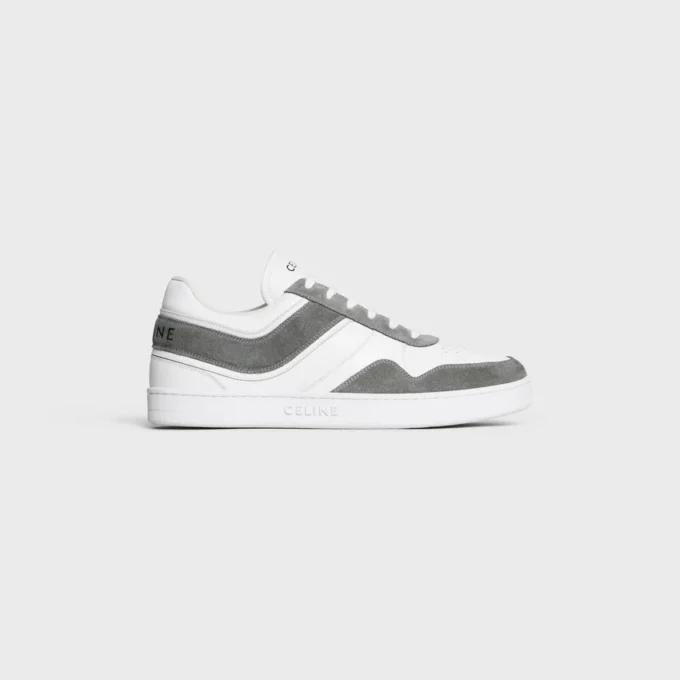 Sneaker-Trainer aus Wildleder und Kalbsleder Sneaker-Trainer aus Wildleder und Kalbsleder