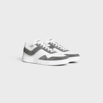 Sneaker-Trainer aus Wildleder und Kalbsleder Sneaker-Trainer aus Wildleder und Kalbsleder