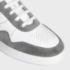 Sneaker-Trainer aus Wildleder und Kalbsleder Sneaker-Trainer aus Wildleder und Kalbsleder
