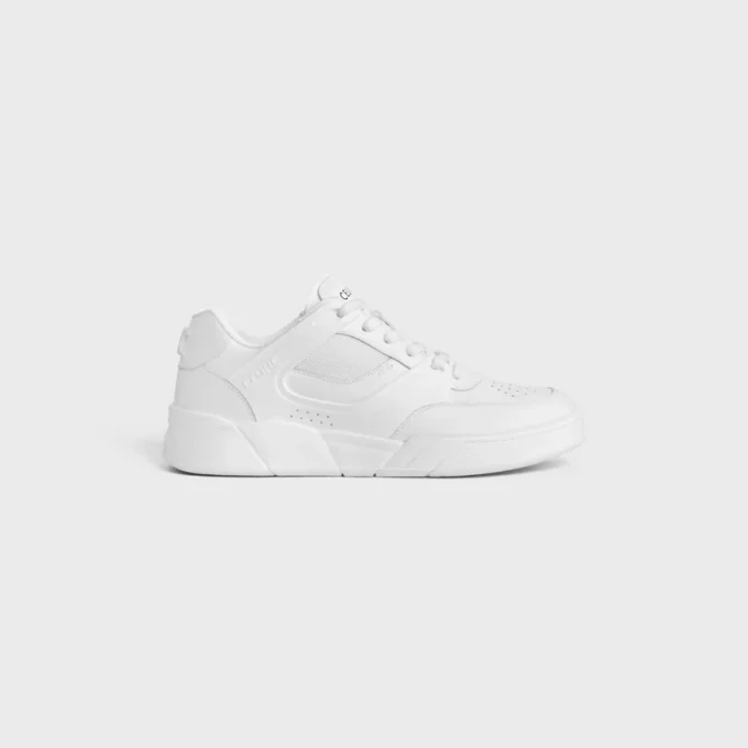 Sneaker Trainer Ct-09 aus Kalbsleder und Mesh