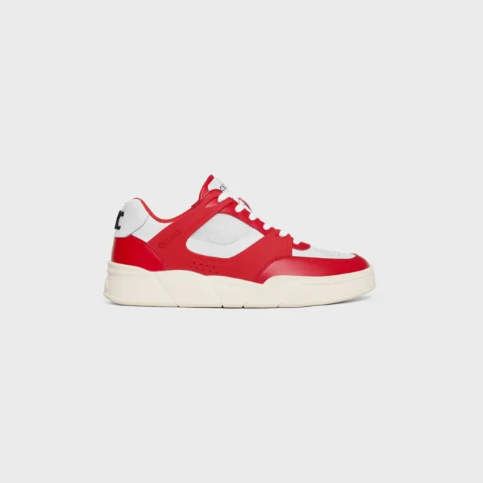 Sneaker Trainer Ct-09 aus Kalbsleder und Mesh